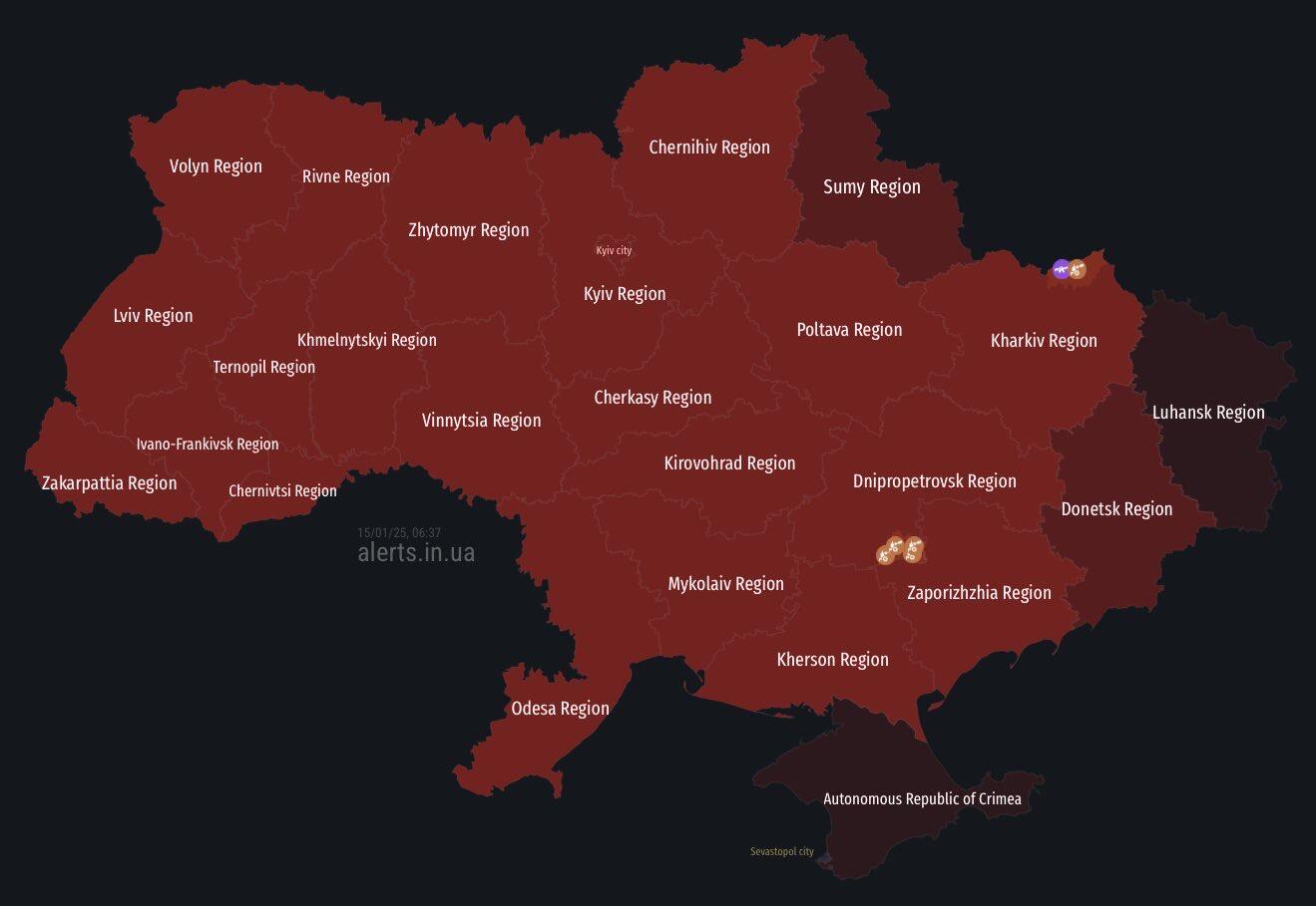 ⚡️All of Ukraine is currently under…