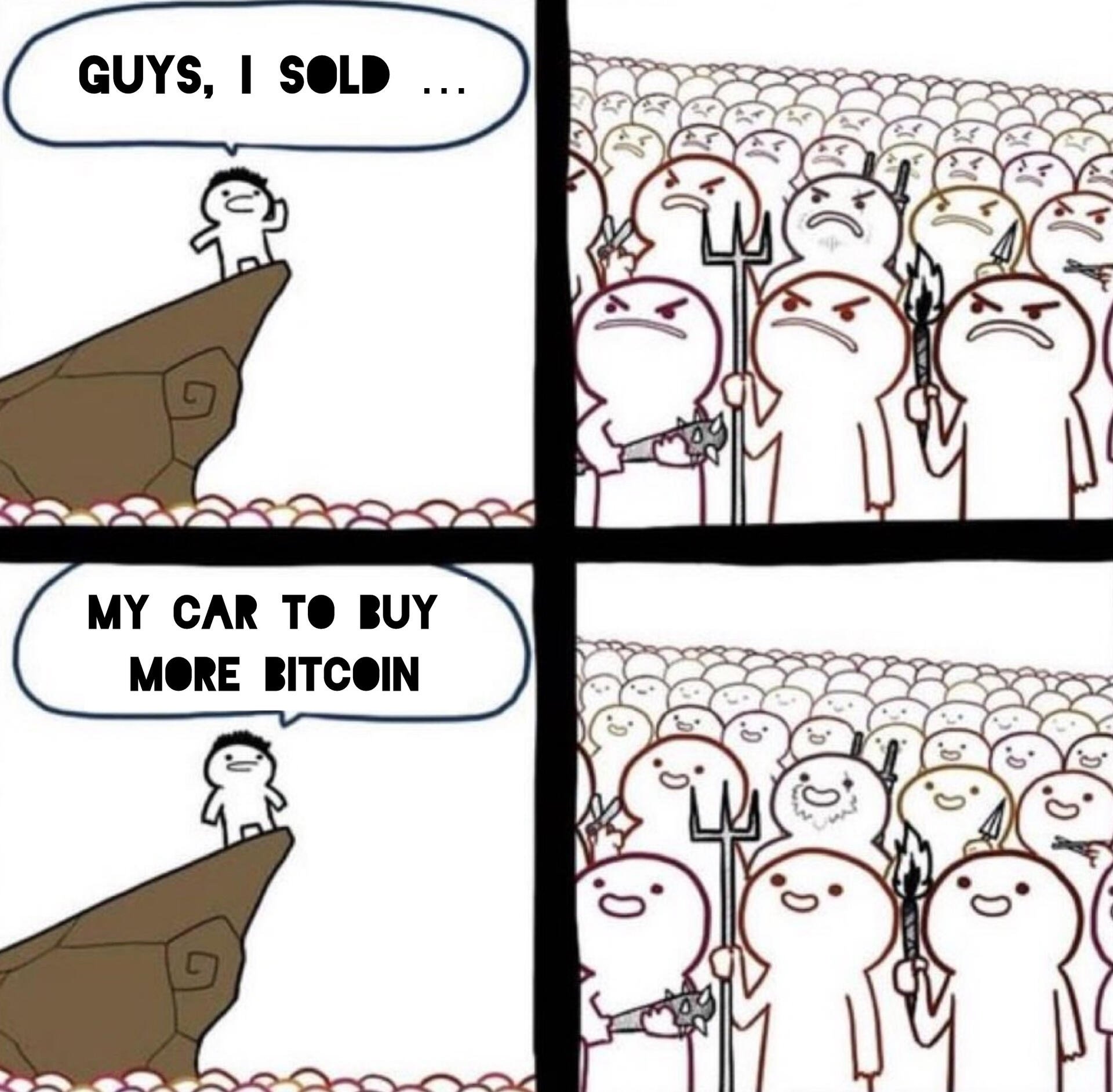 #Bitcoin Folks are built different. 😂