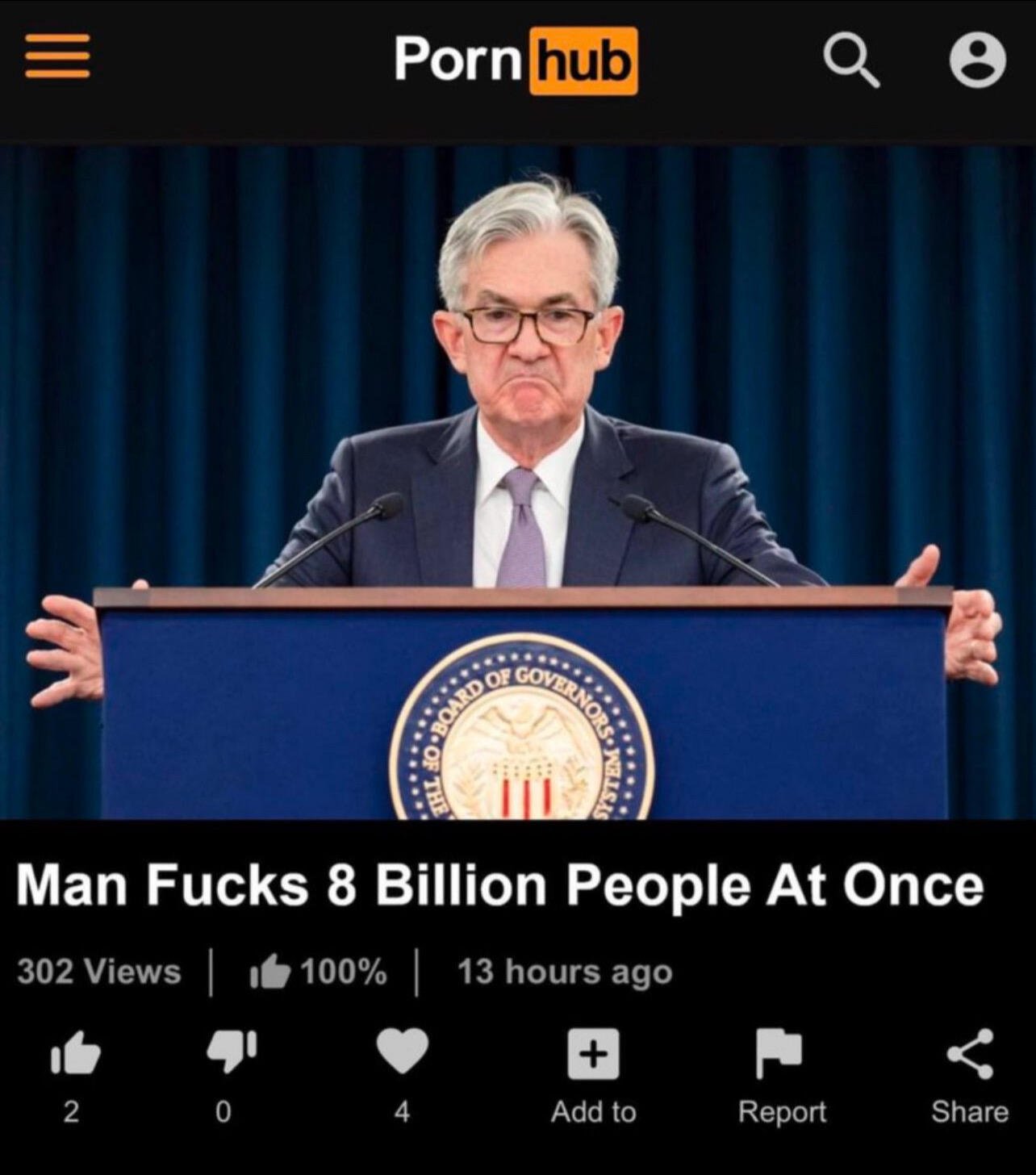 Today, Bro fucks 8 billion people…