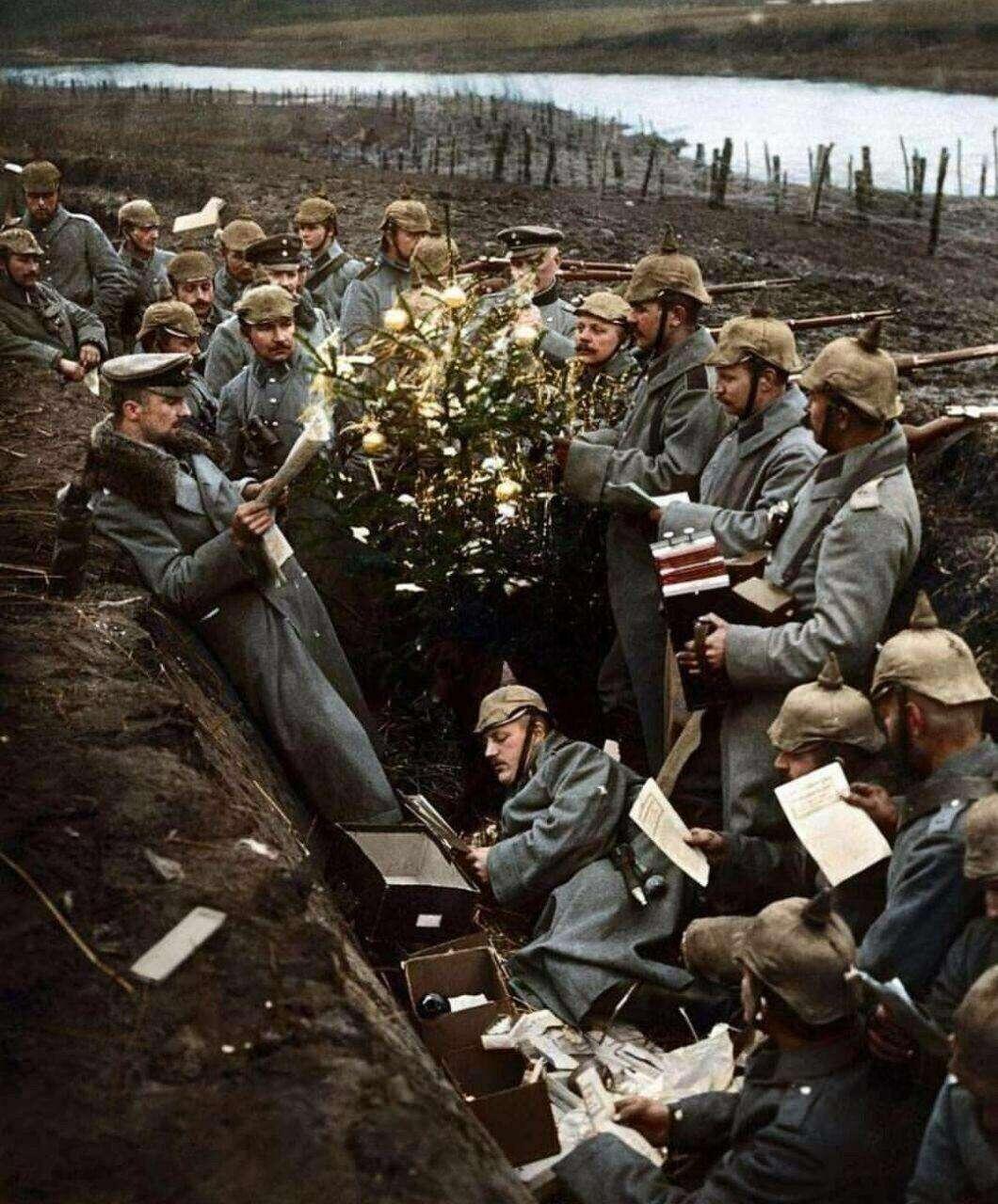 Christmas in the German trenches. World…