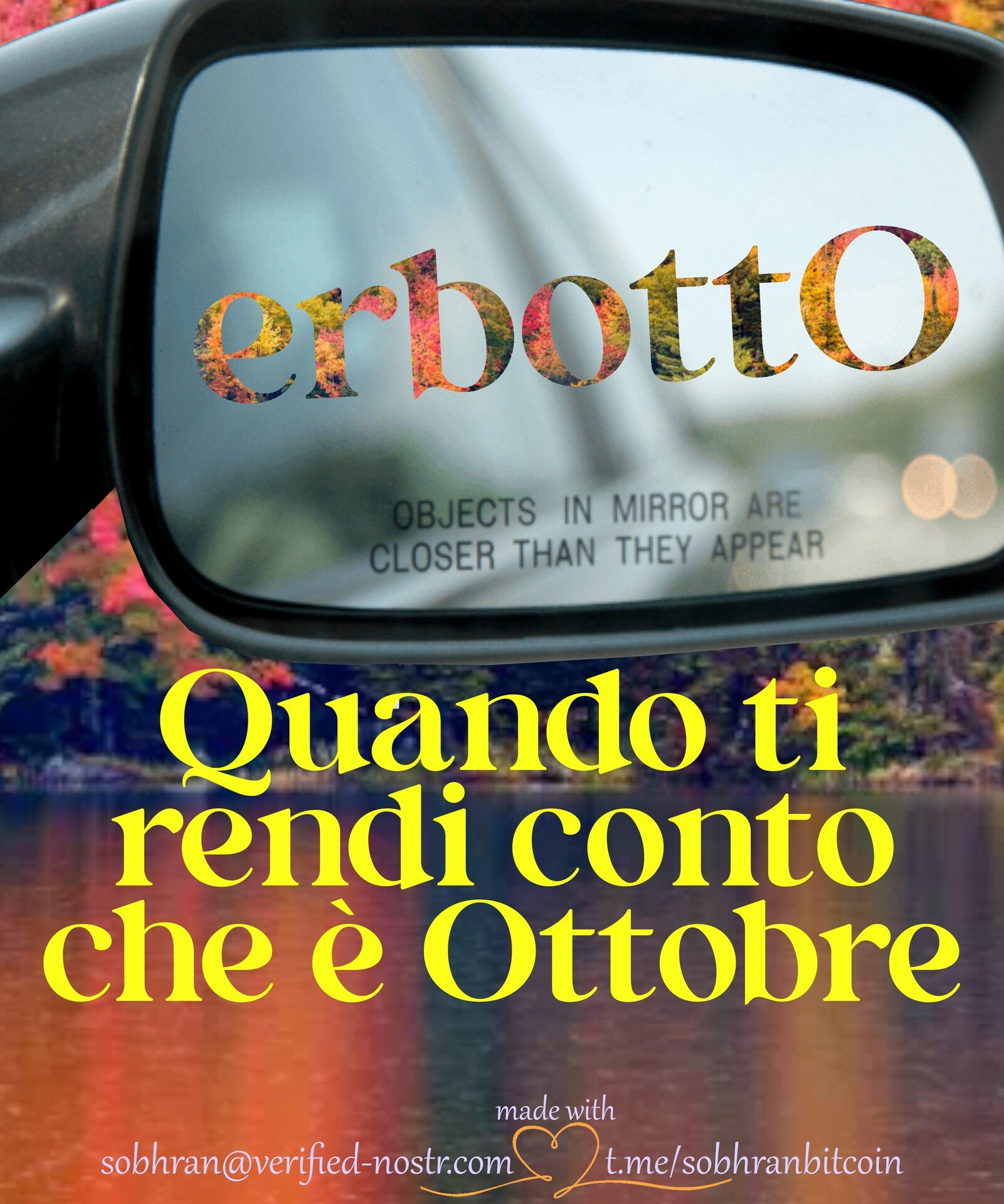 #Ottobre è arrivato e si sta…