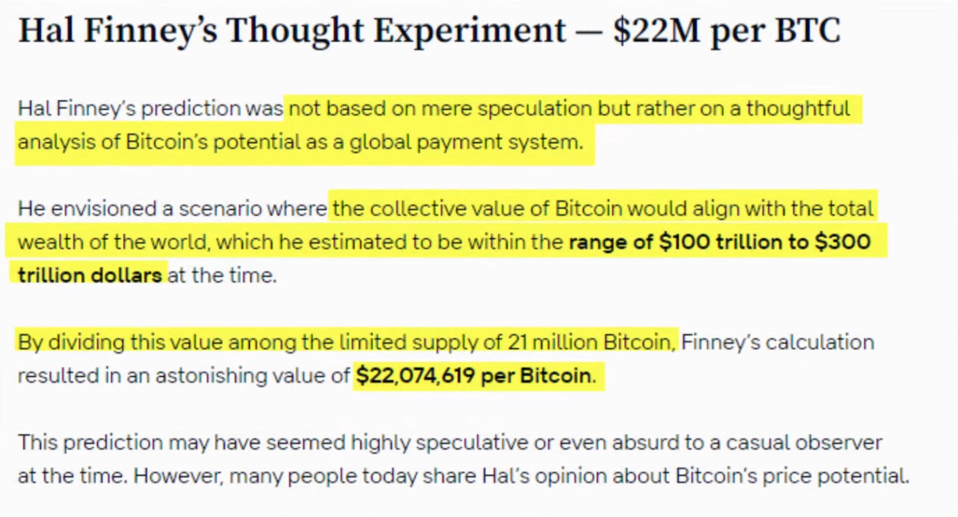 $22 million per #Bitcoin  incoming, as…