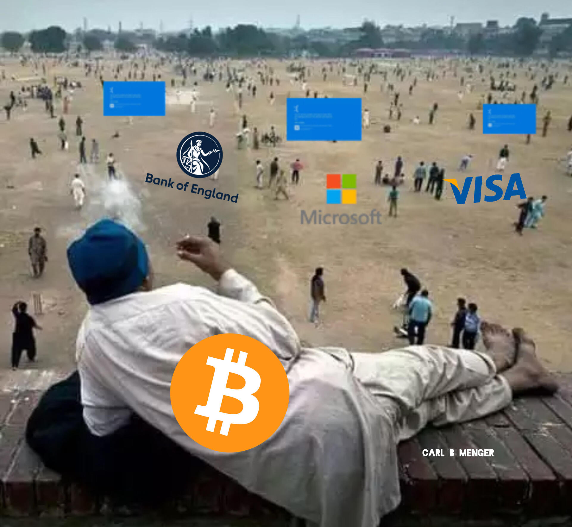 Everything else is down, #Bitcoin  is…