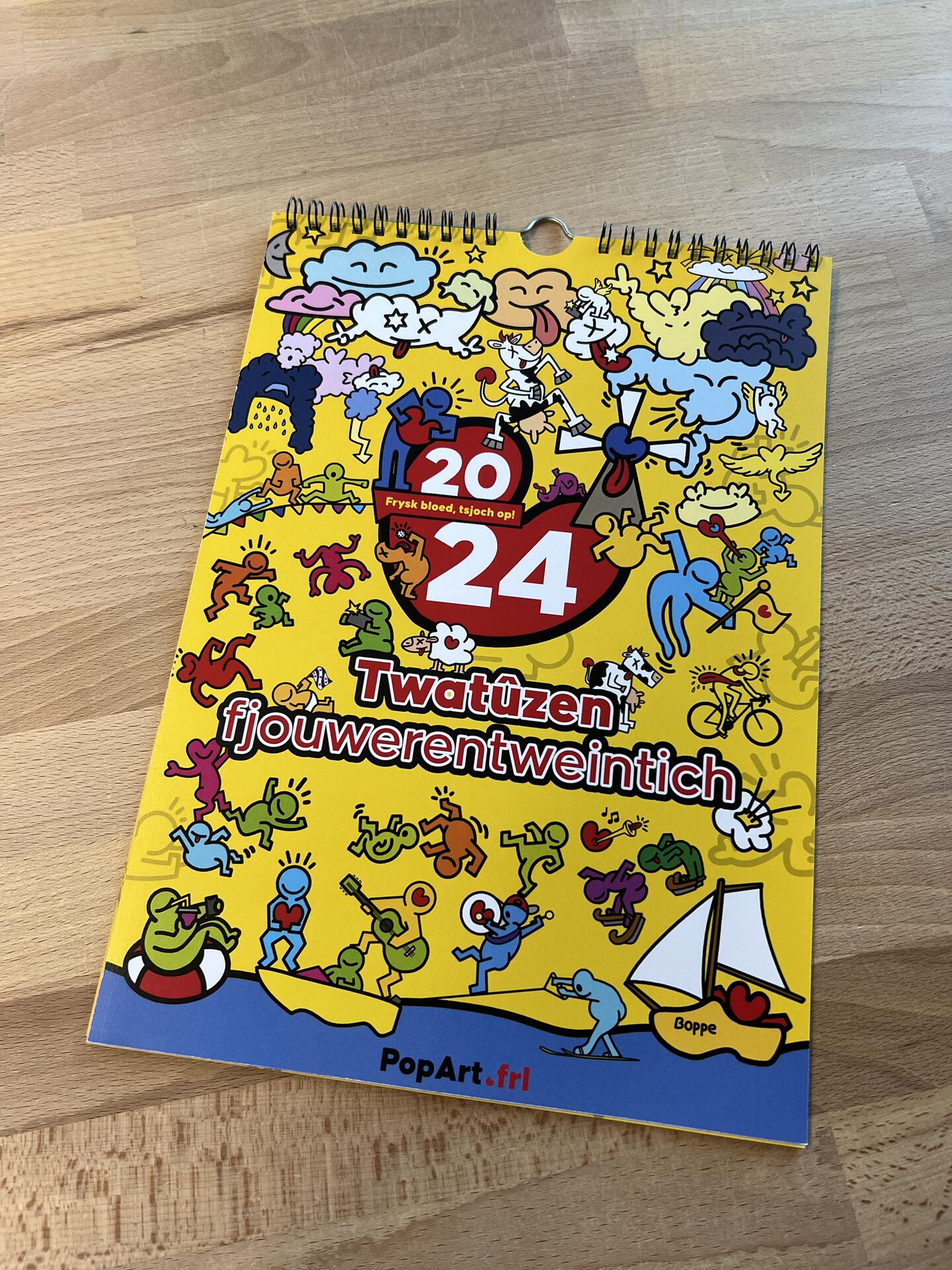 My PopArt calendar.  Frisian (Dutch) edition.…