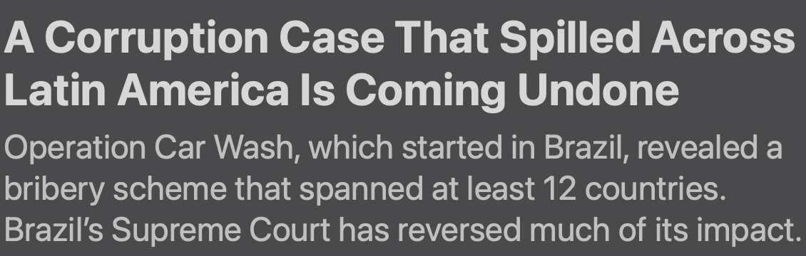 🚨 Brazil 🇧🇷 : “The court (STF) annulled cases…