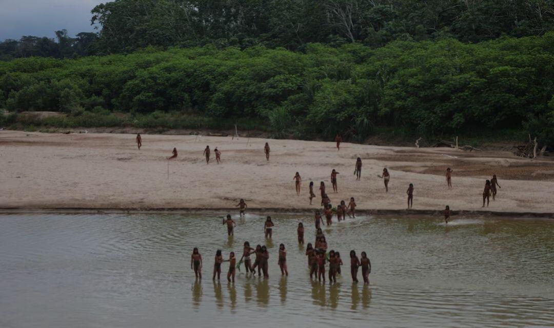 Members of the Mashco Piro Indigenous…