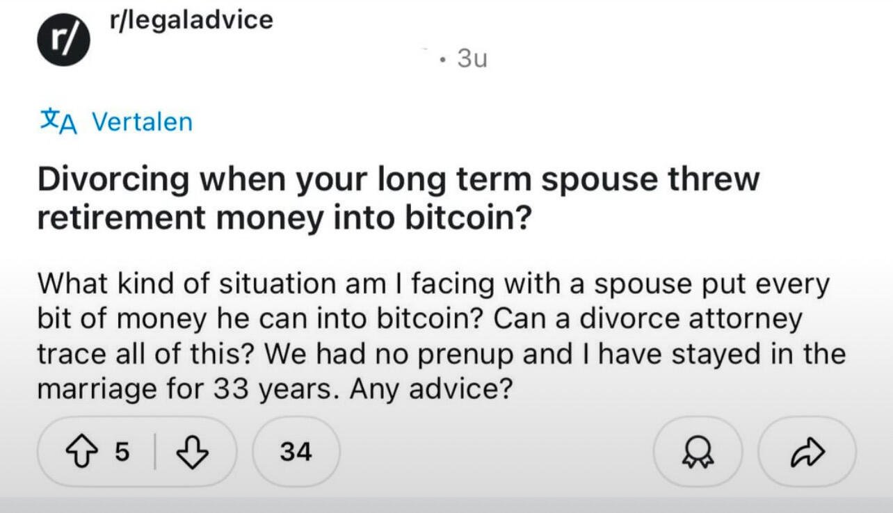 Damn, my wife is pissed. #Bitcoin.