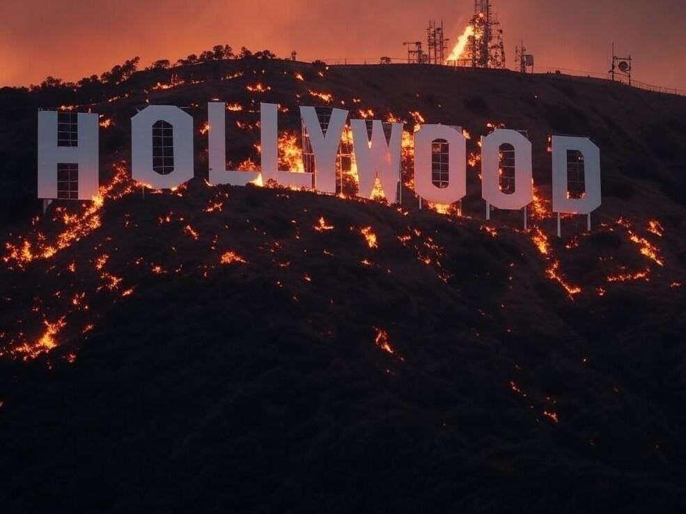 #Hollywood #LA #LosAngeles #Fire