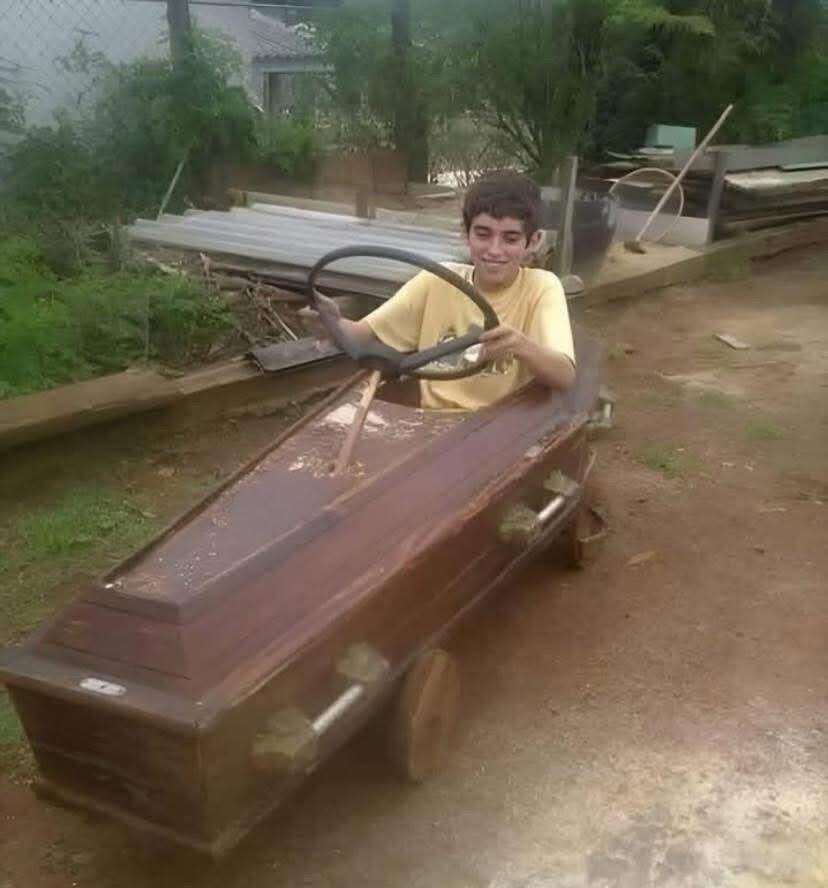 "se der errado já tá pronto"…