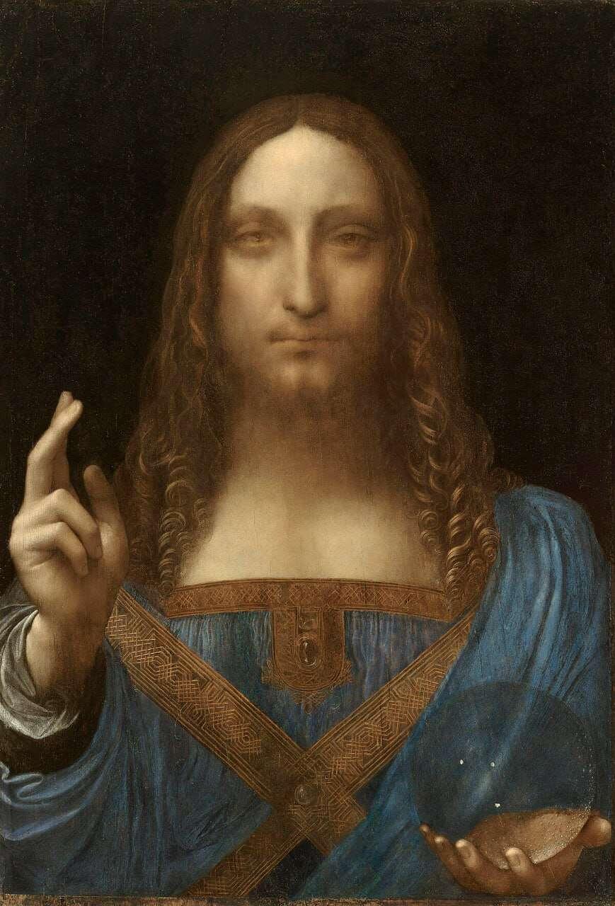 “Salvator Mundi” by Leonardo da Vinci…
