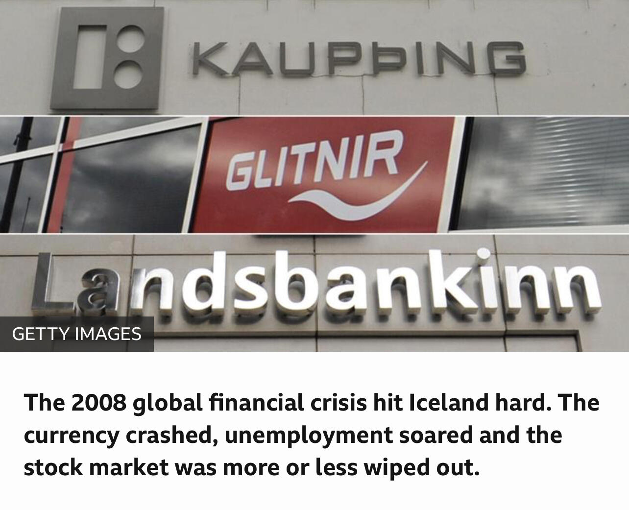 #Iceland in 2008: Our traditional banking…