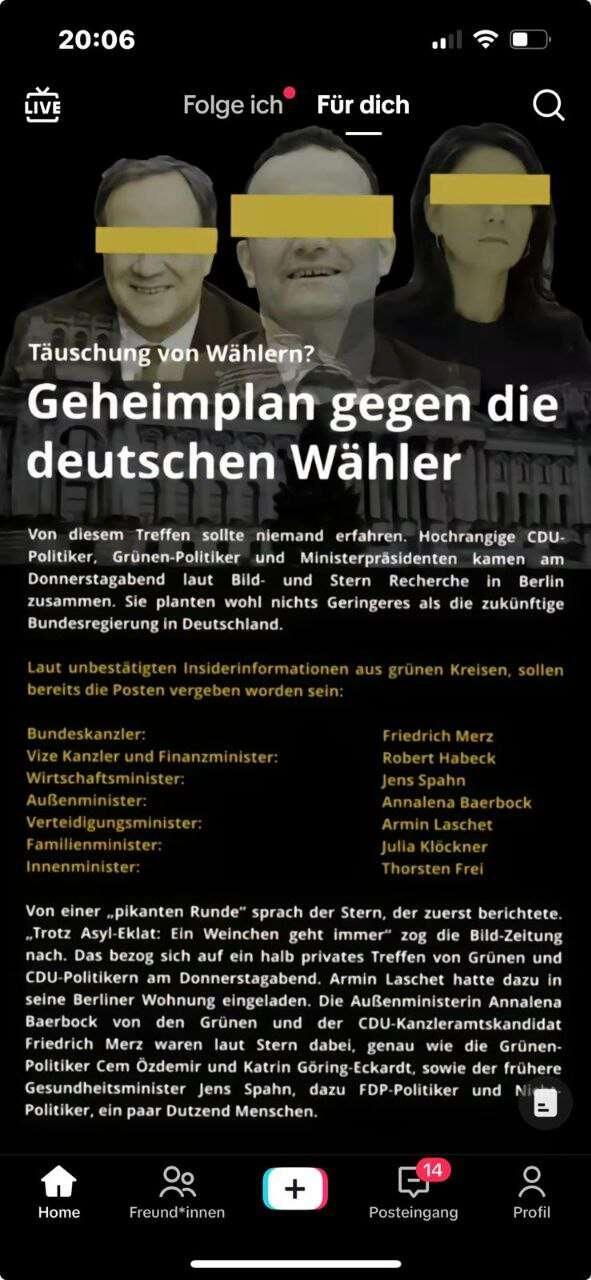 Man sollte mal schauen, was nach…