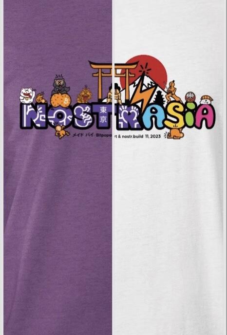 The #nostrasia shirt comes in 2…