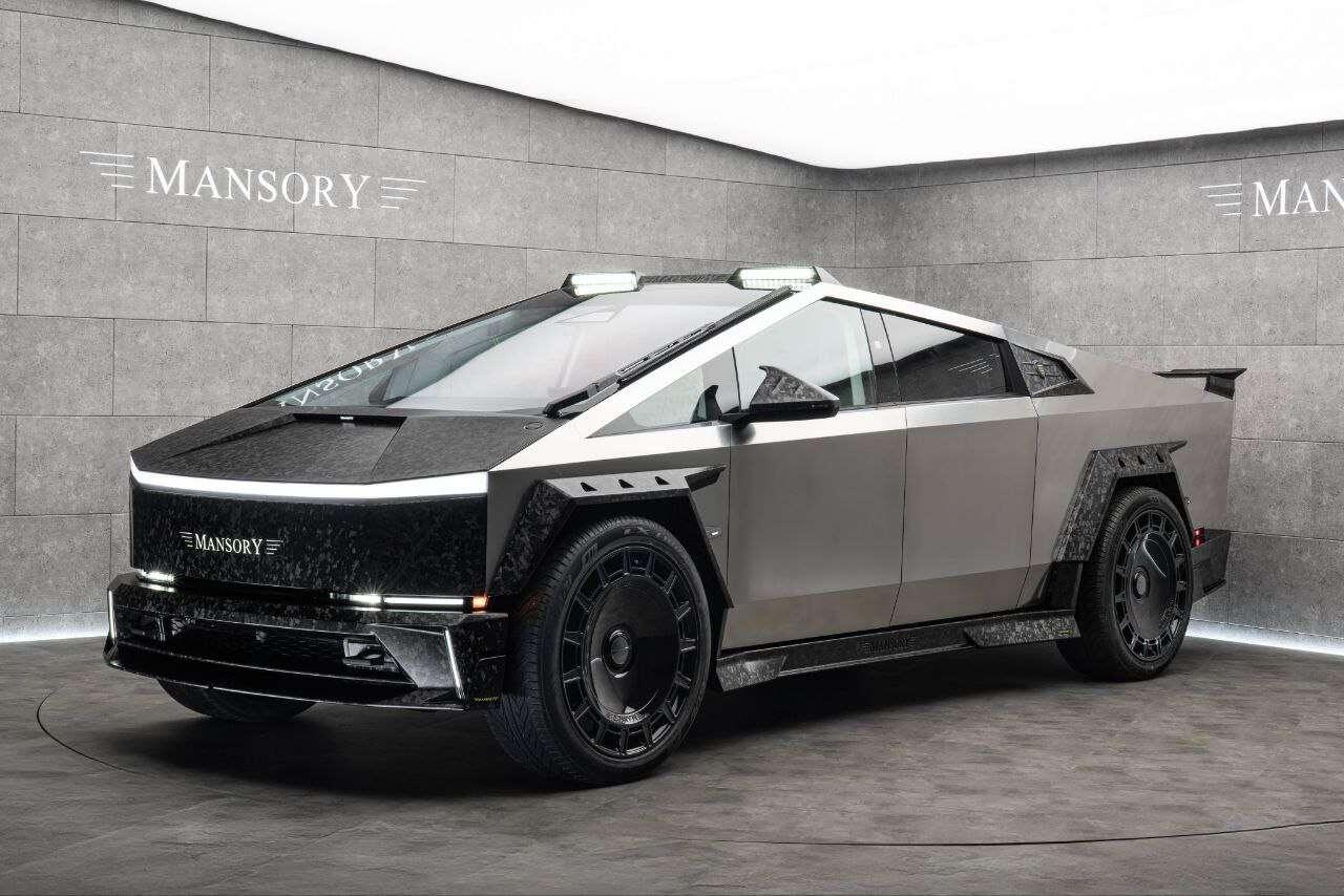 A Mansory Cybertruck has been reveal