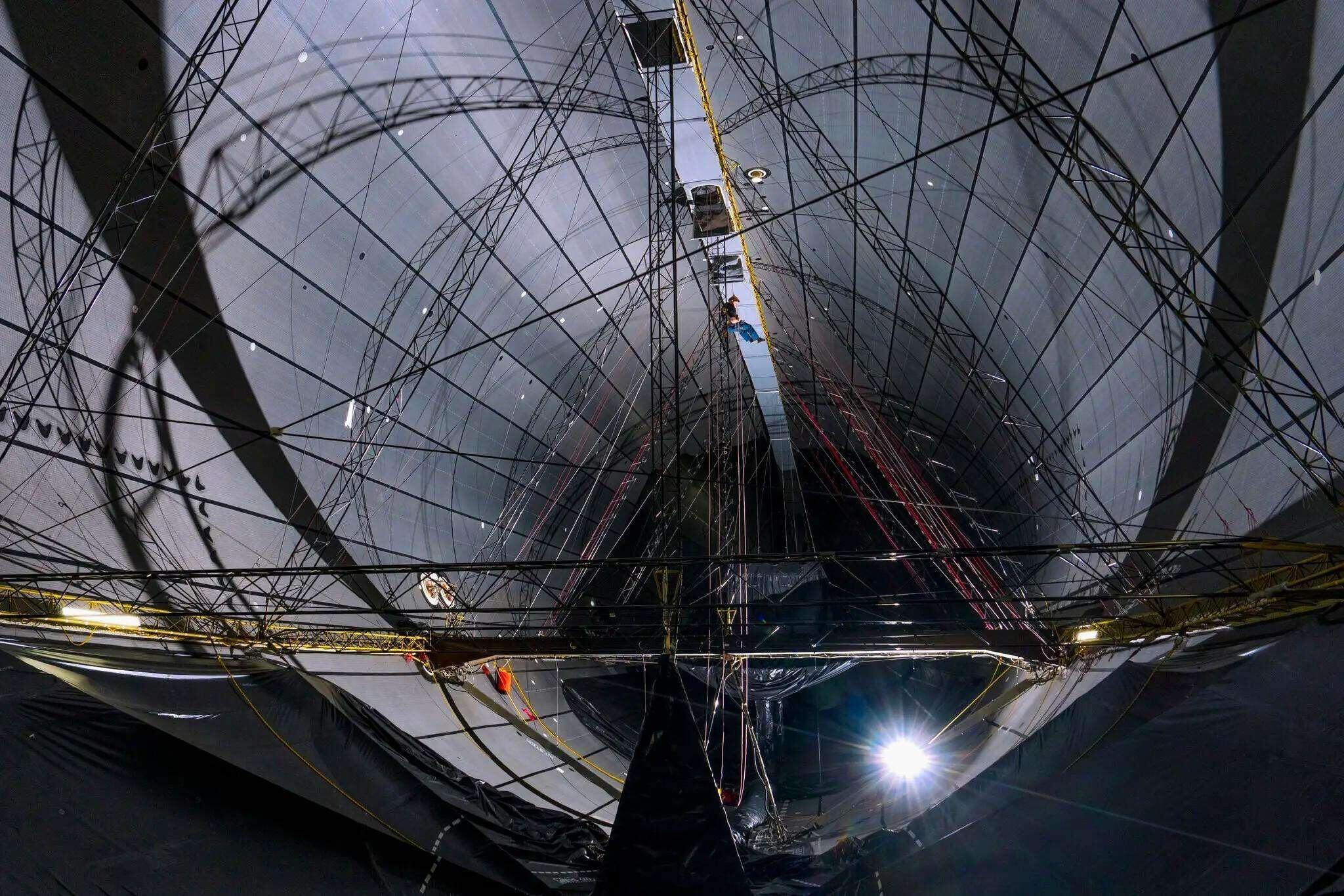 Interior of the Goodyear Blimp