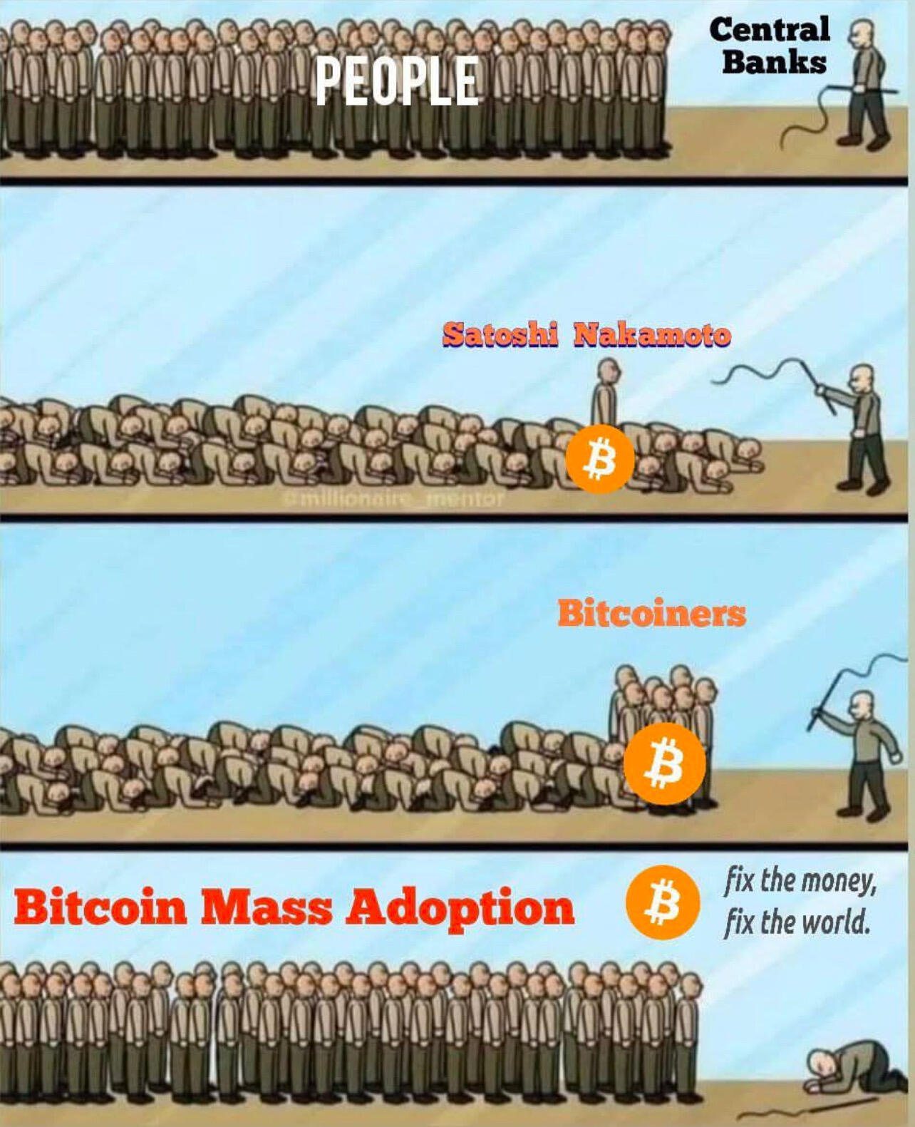 Power to the people. #Bitcoin