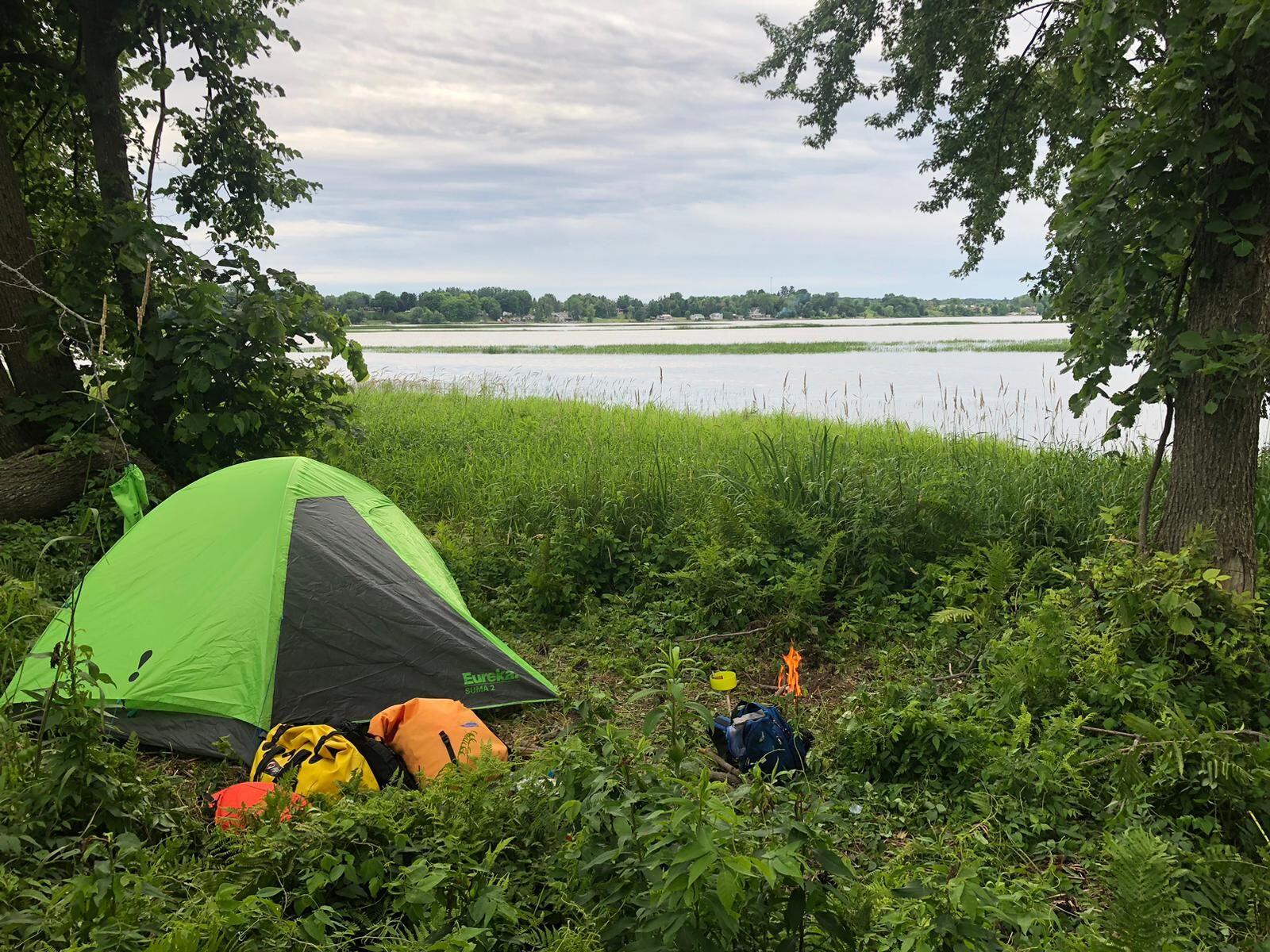 My boys managed to canoe 55km…