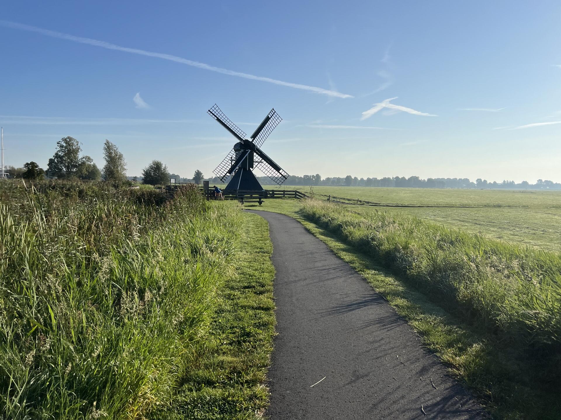 Windmill around IJlst Friesland, the Netherlands…