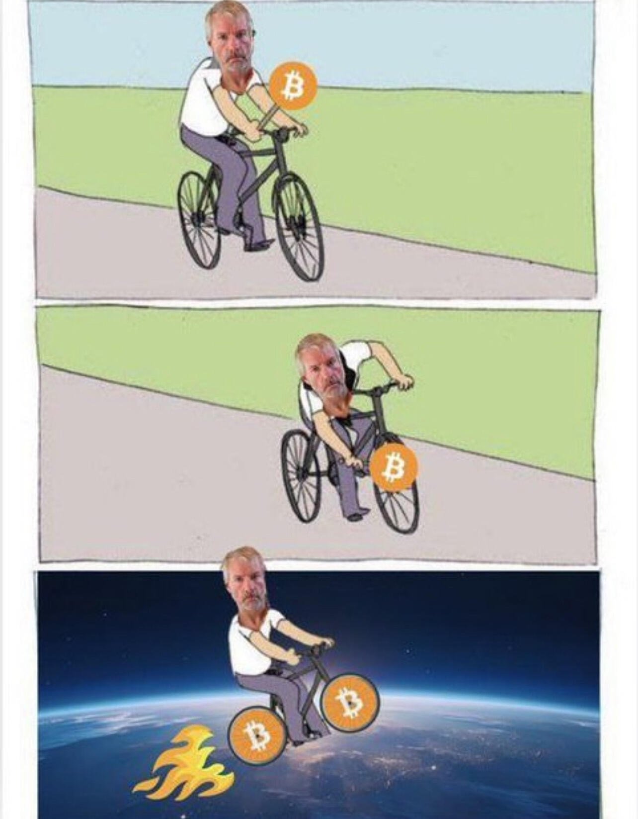 Bro installed #Bitcoin rocket engine.