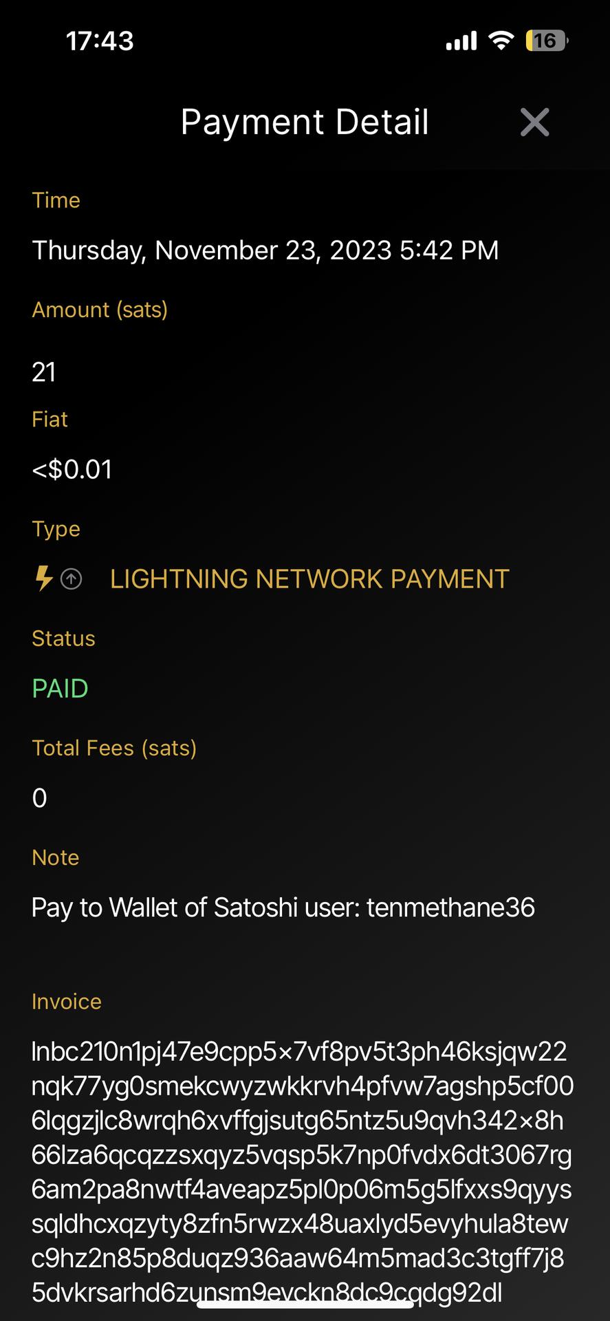 ⚡️tenmethane36@walletofsatoshi.com⚡️charmeddriving95@walletofsatoshi.com