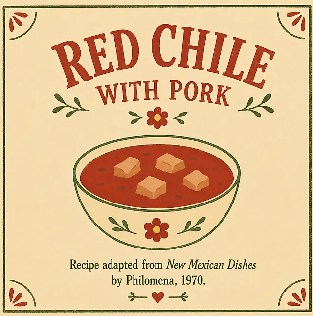 Red Chile with Pork