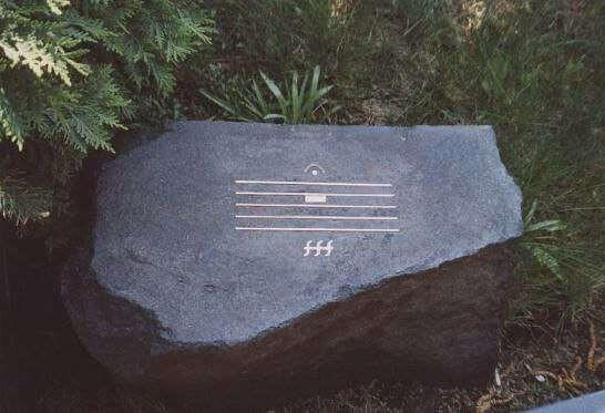 A stone on the grave of…