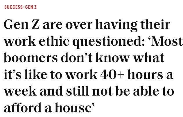 Gen Z can only talk about…