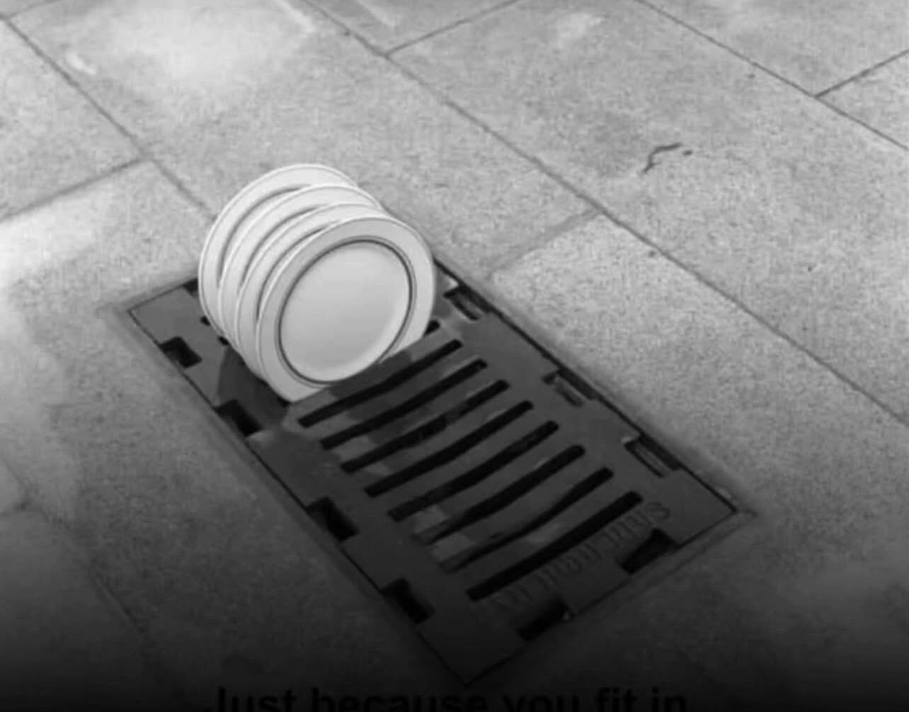 Just because you fit in, doesn’…