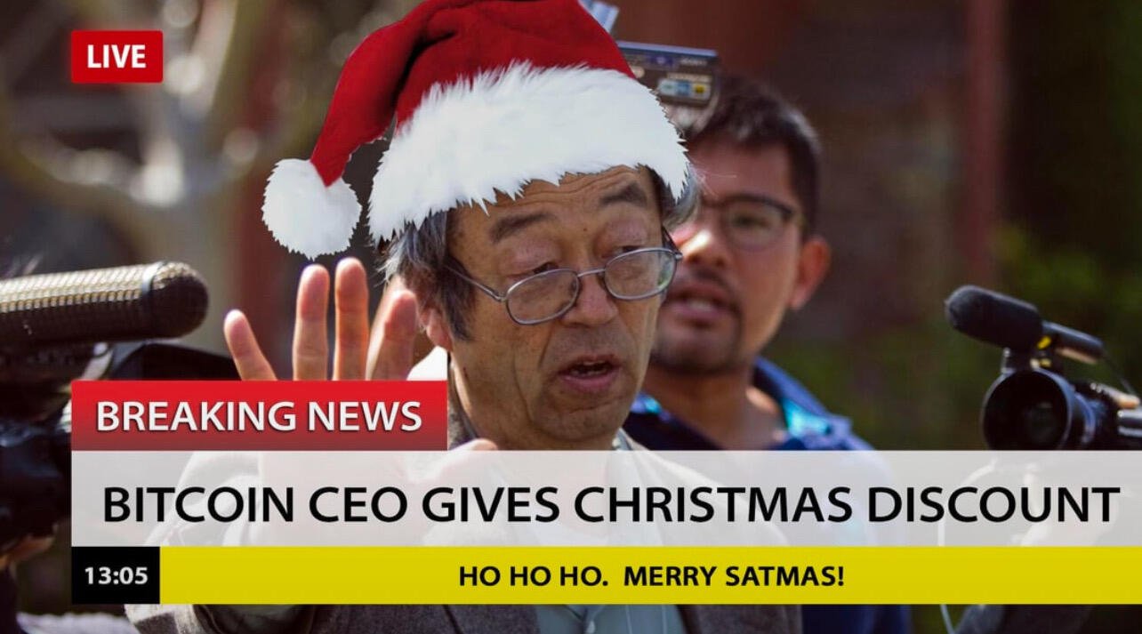 Ho Ho HODL. #Bitcoin