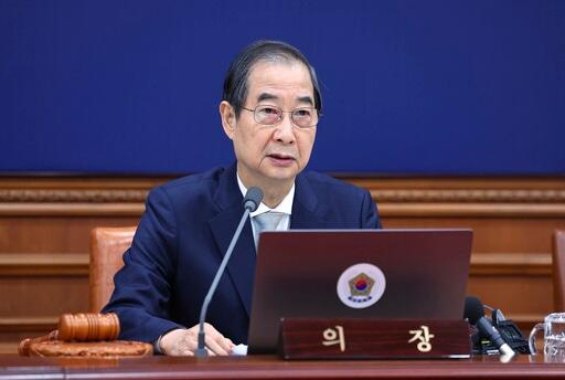 Impeached South Korean Prime Minister Han…
