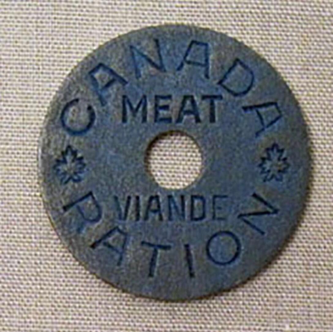 Canadian Meat Ration Token