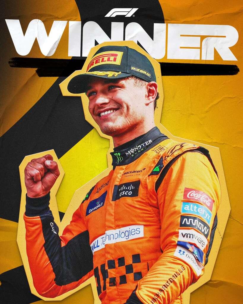 LANDO NORRIS DOES IT AGAIN! 🏆