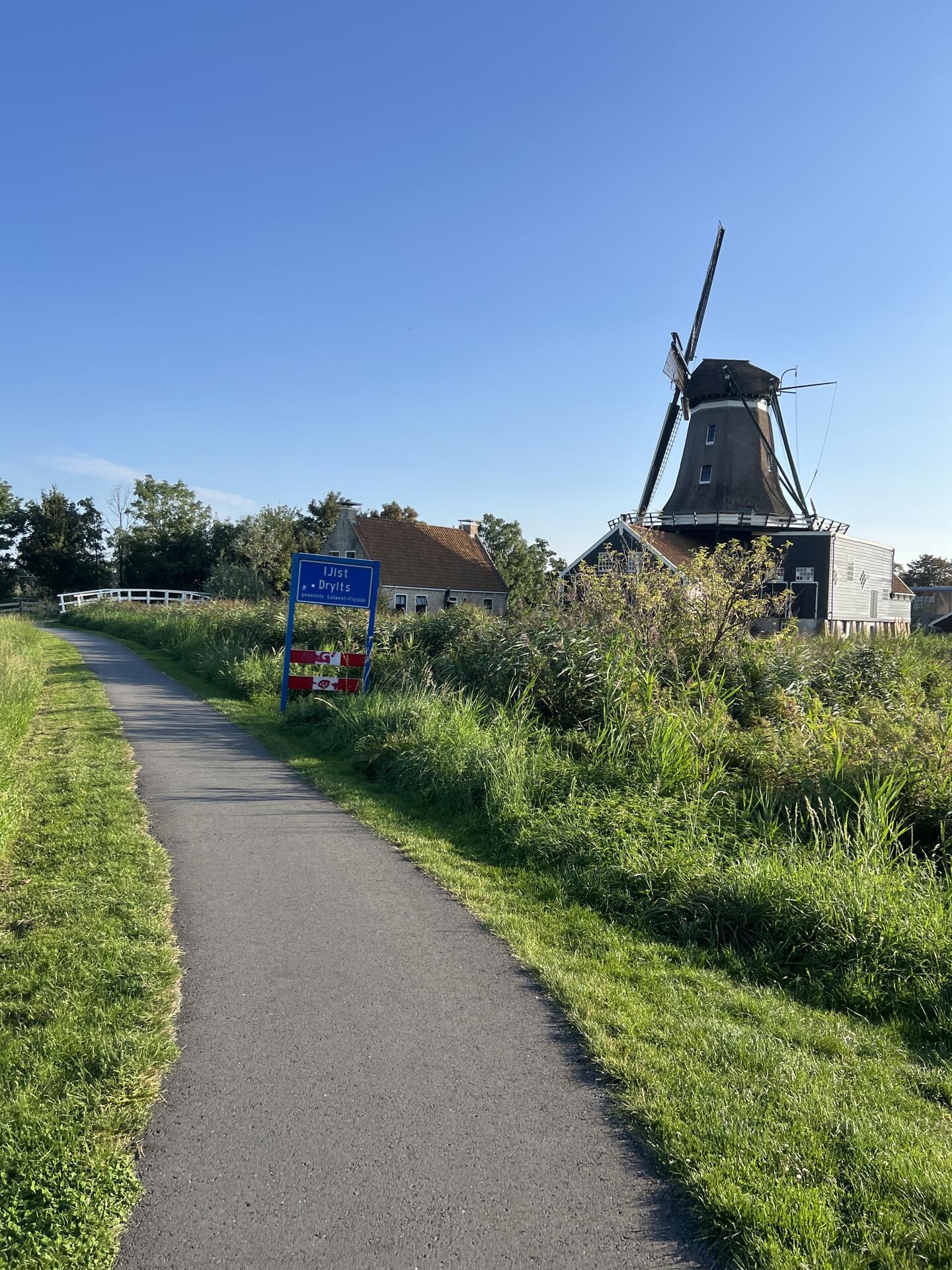 Windmill in IJlst Friesland, the Netherlands…