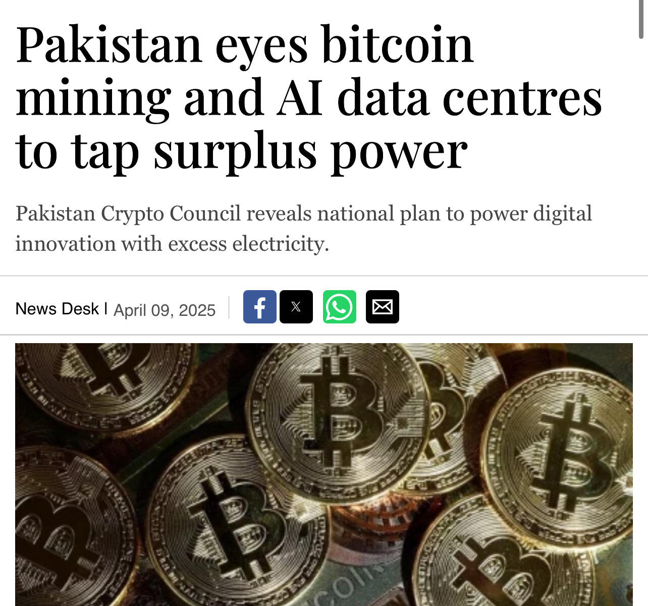 BREAKING: Pakistan plans to allocate part…