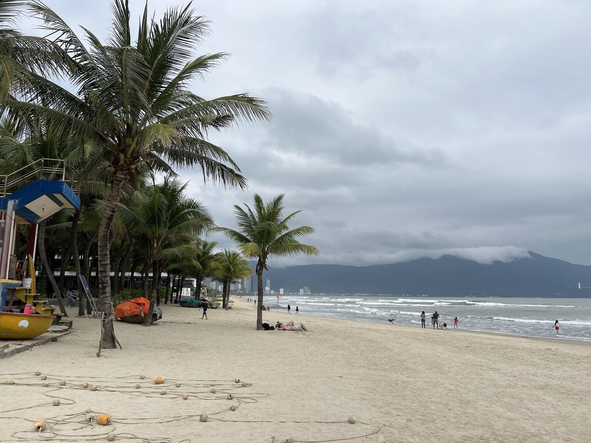 Good to walk on the beach…