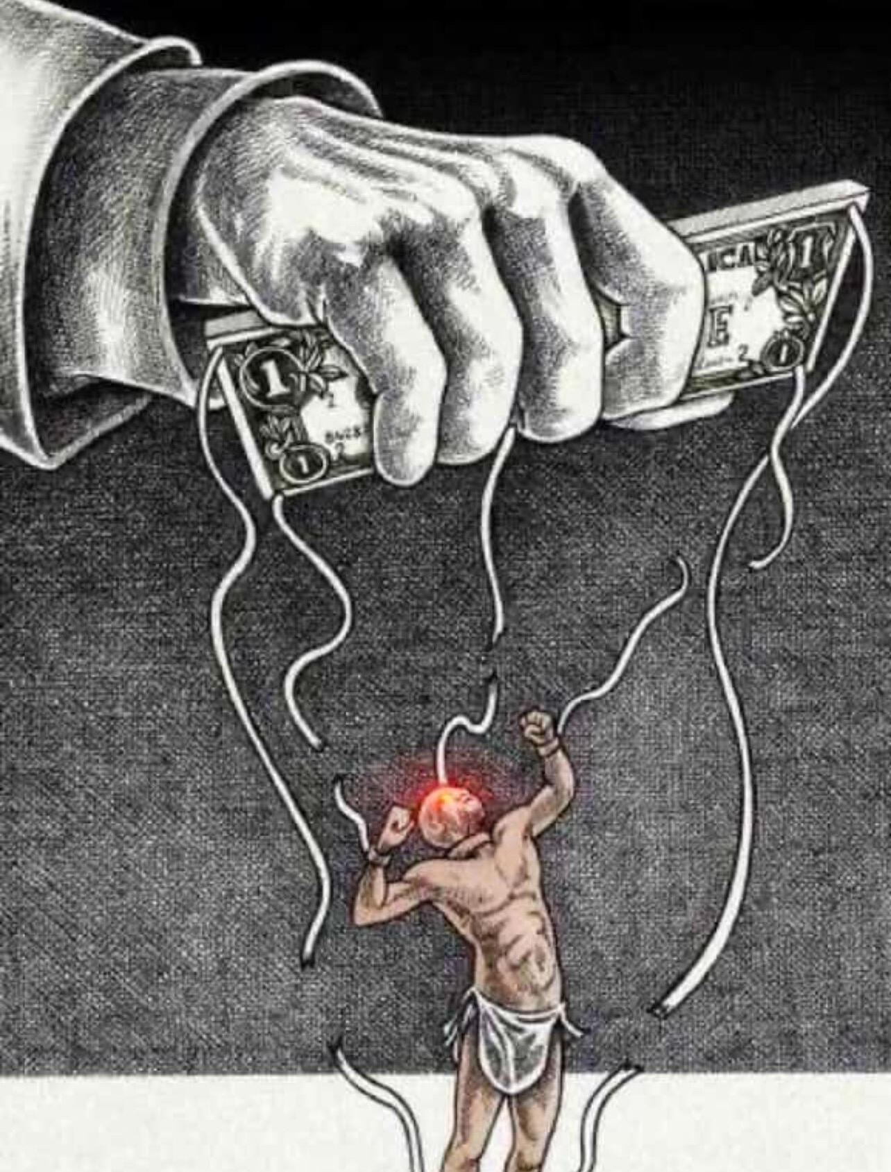 They only can control you because…