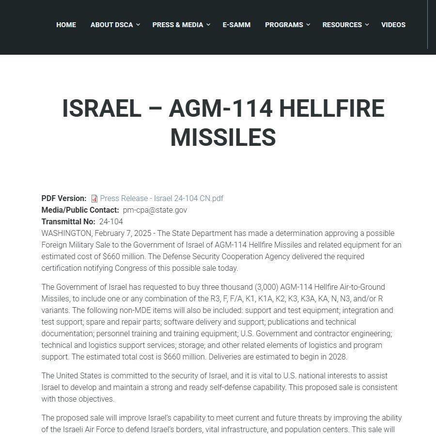 ⚡️Yesterday, the U.S. State Department…