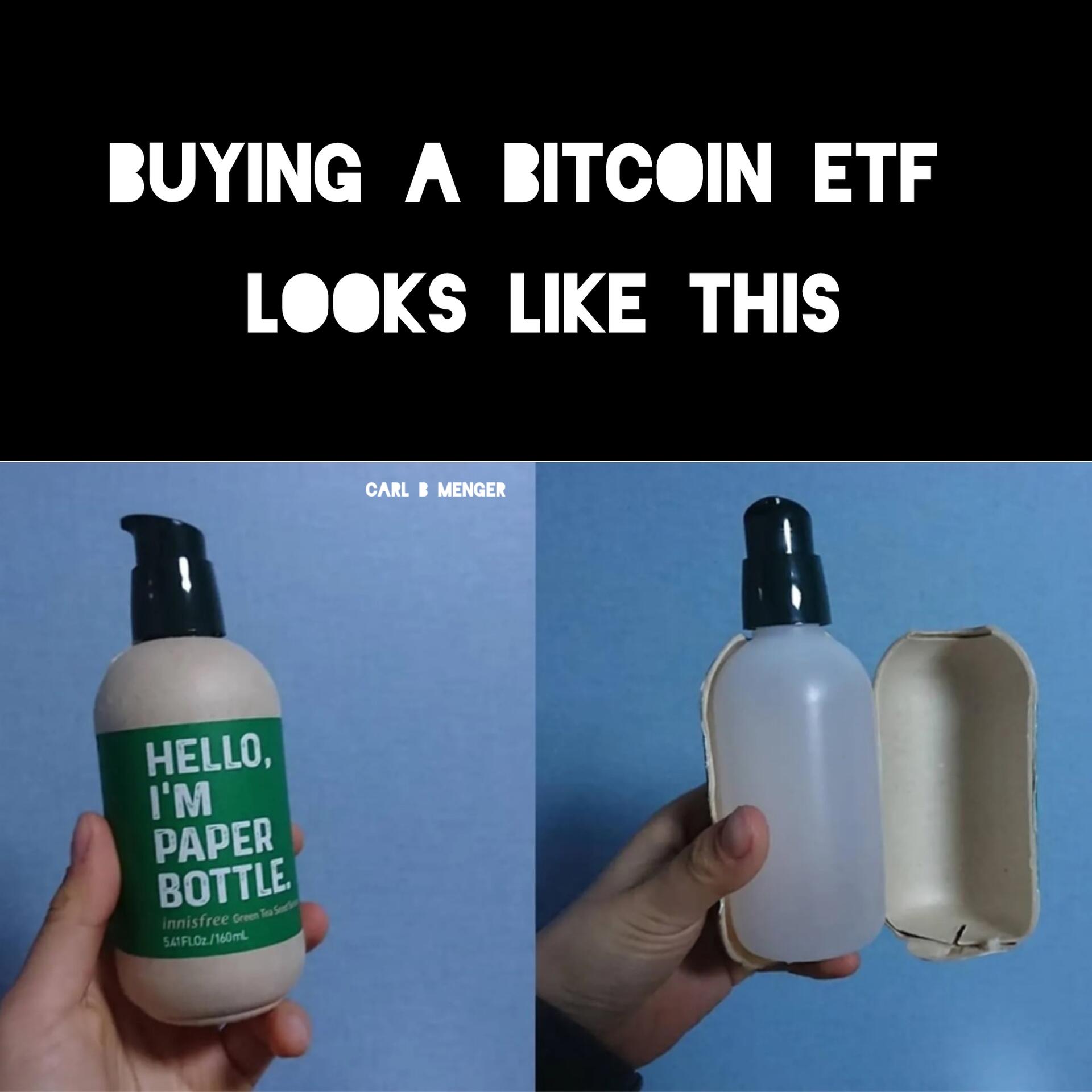 #Bitcoin  ETF ≠ your #Bitcoin