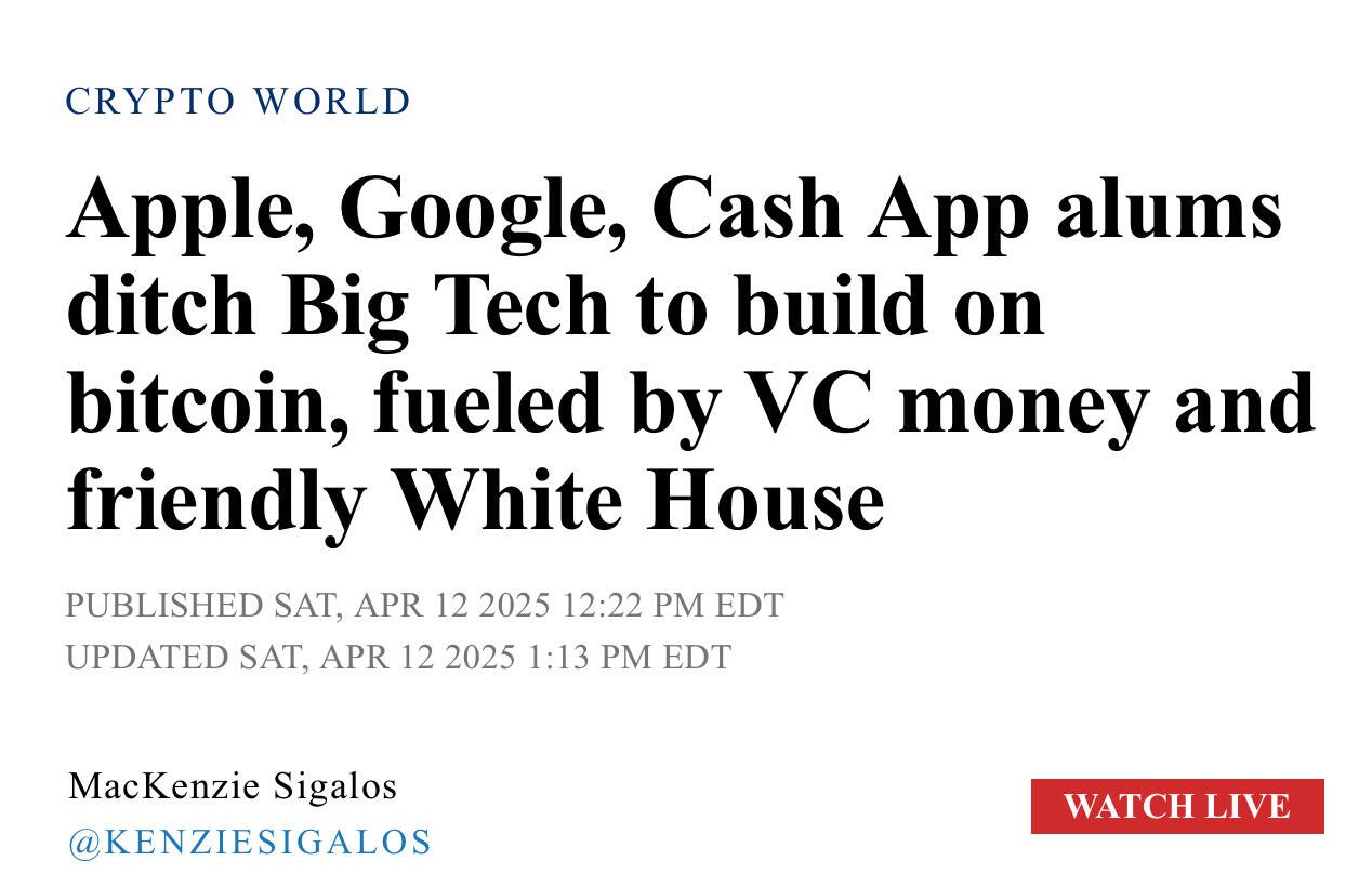 ALERT: #Bitcoin has become a launchpad…