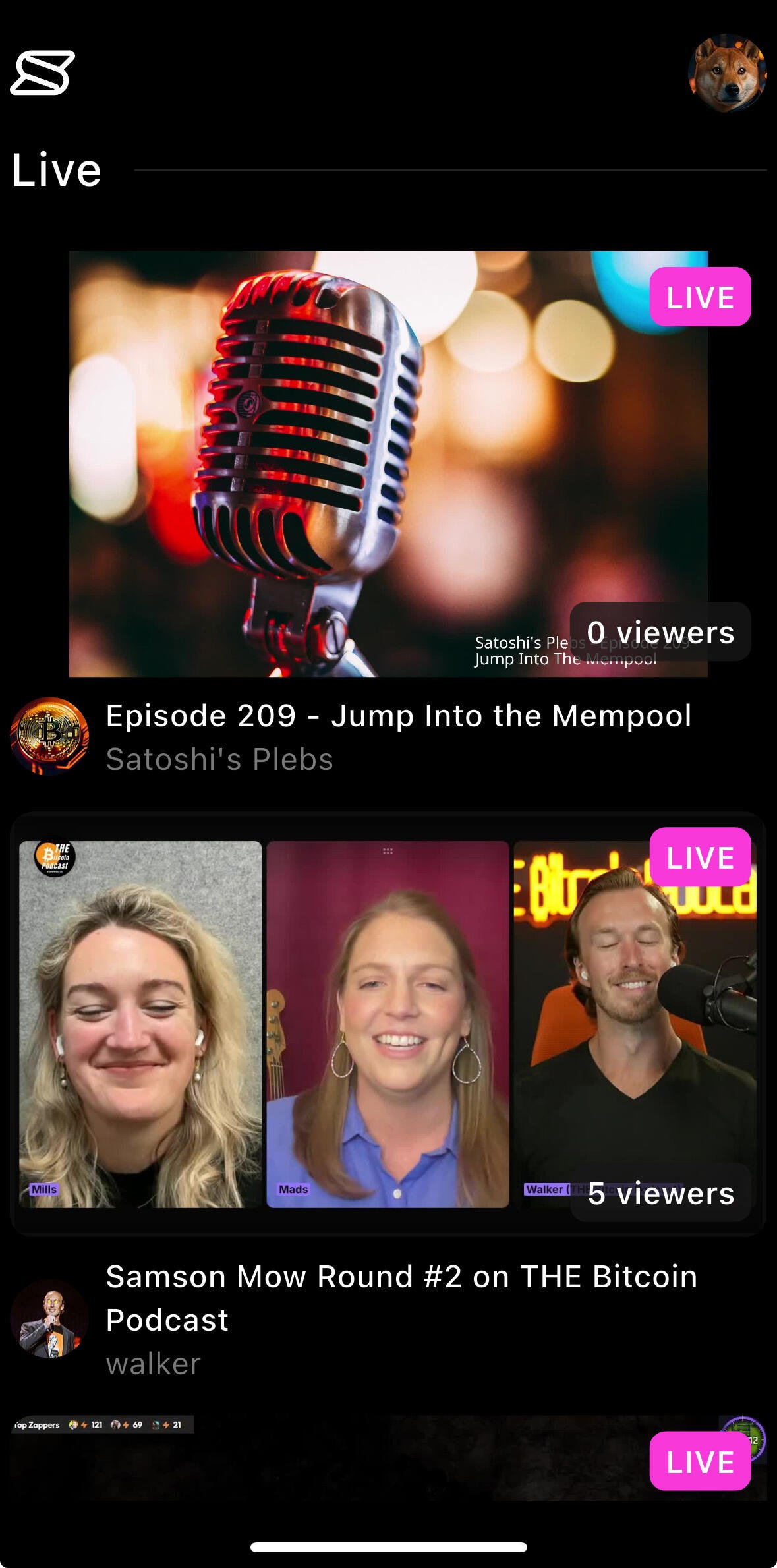 Zap Stream IOS App!