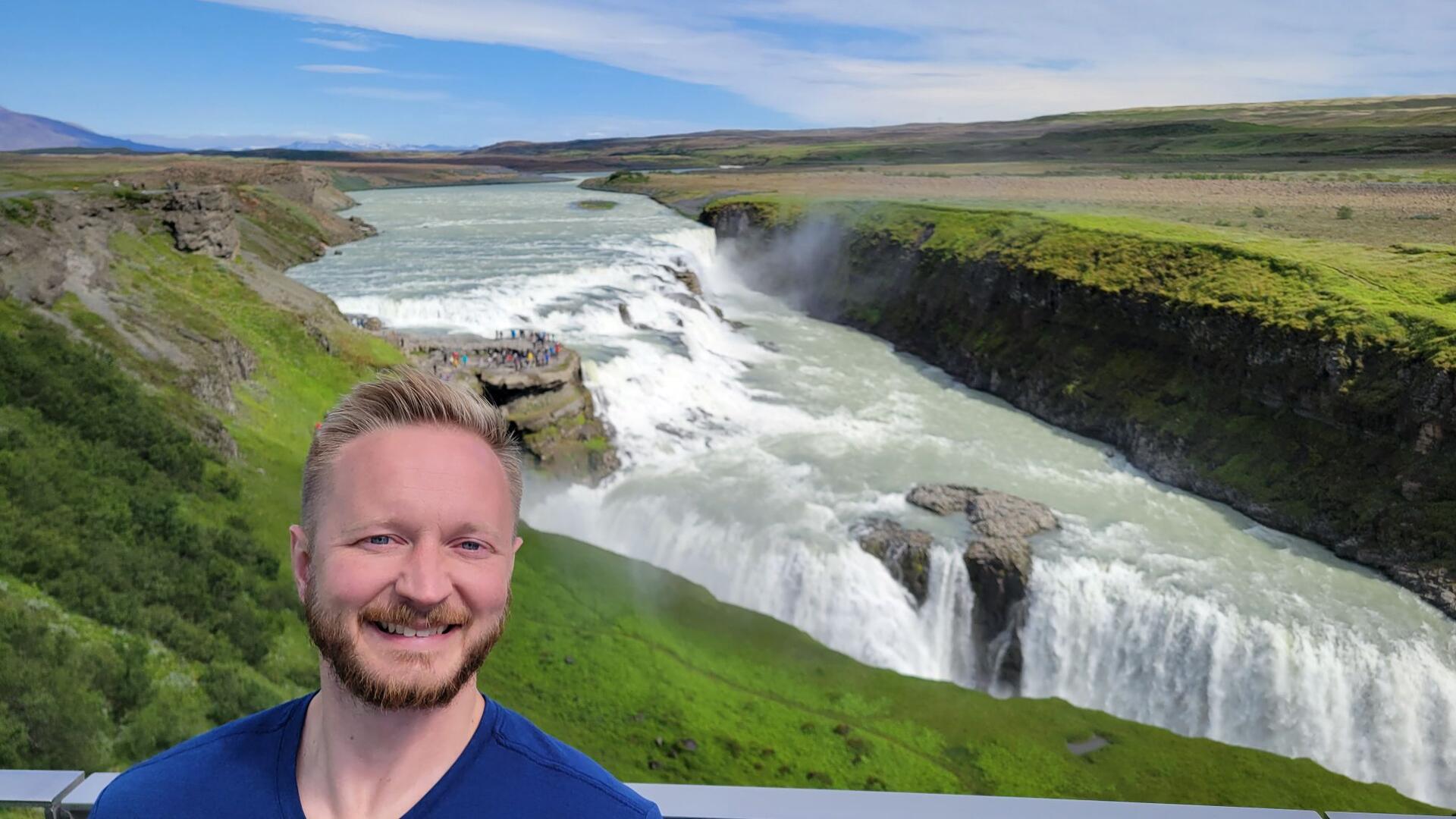 Gullfoss #iceland selfie…