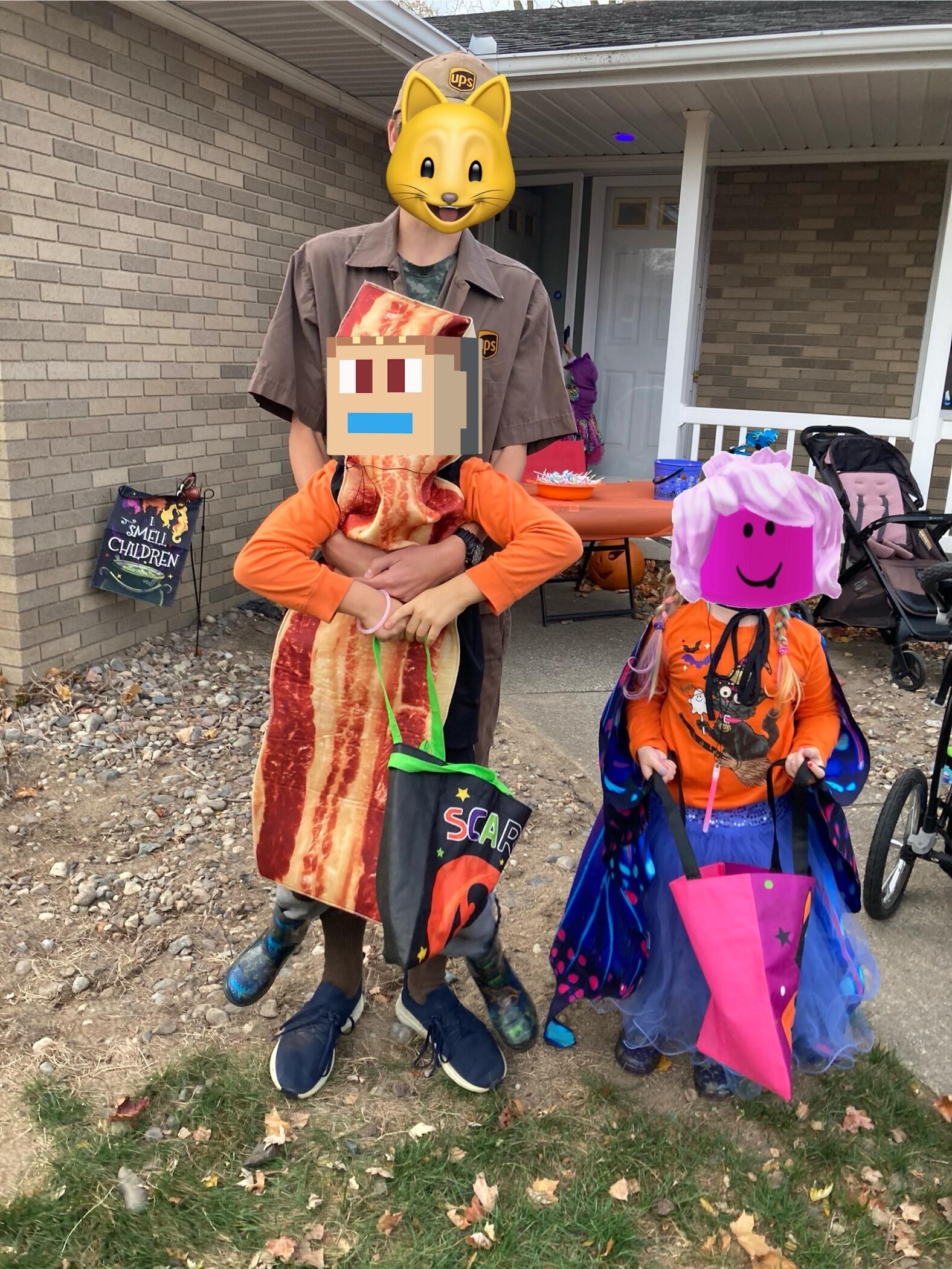 Did some trick or treating with…