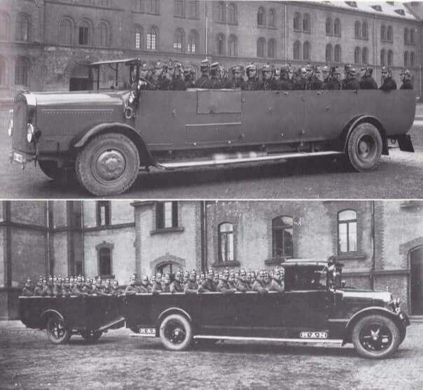 German police cars from the 1920s…