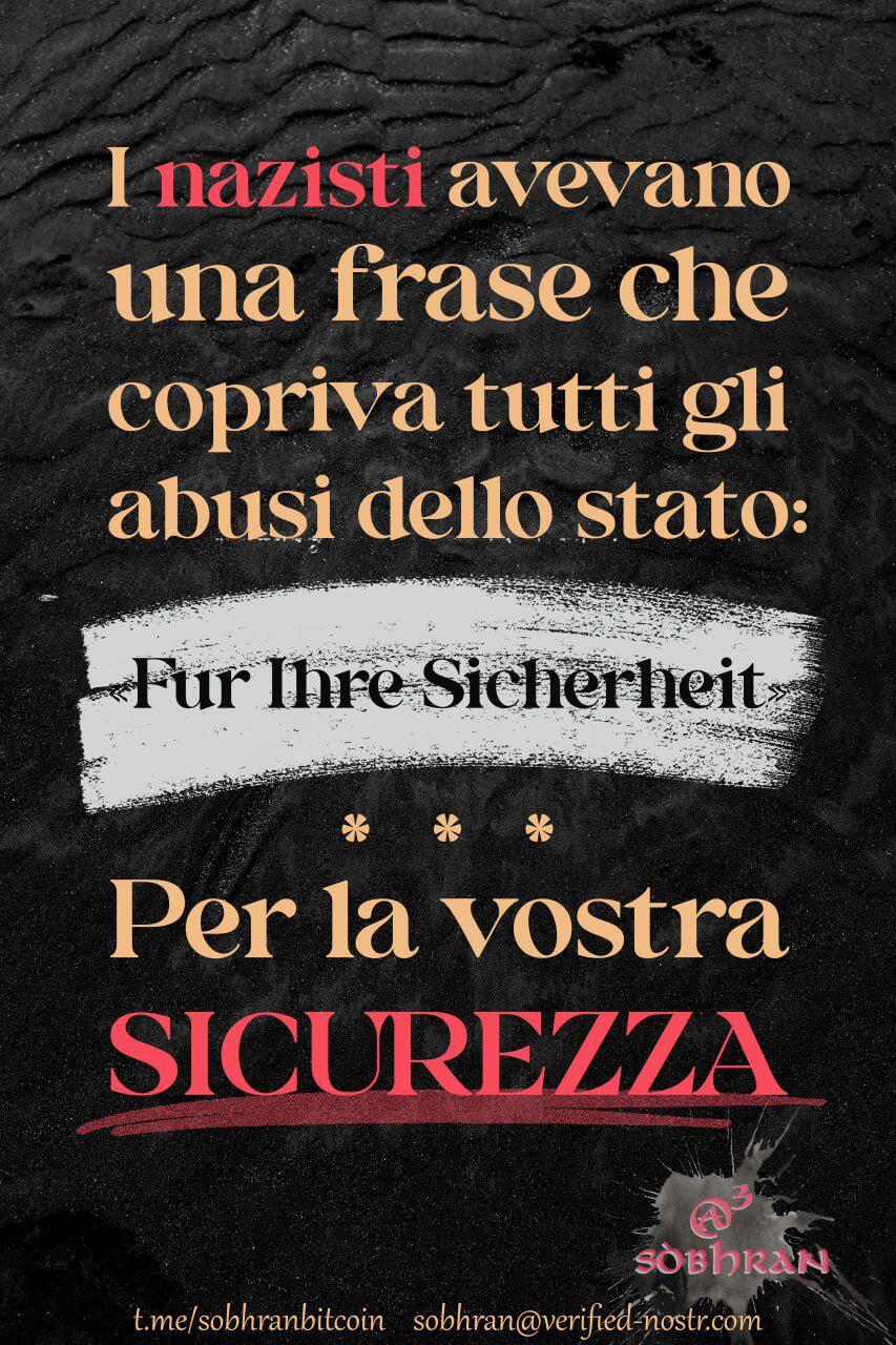 I #nazisti avevano una frase che…