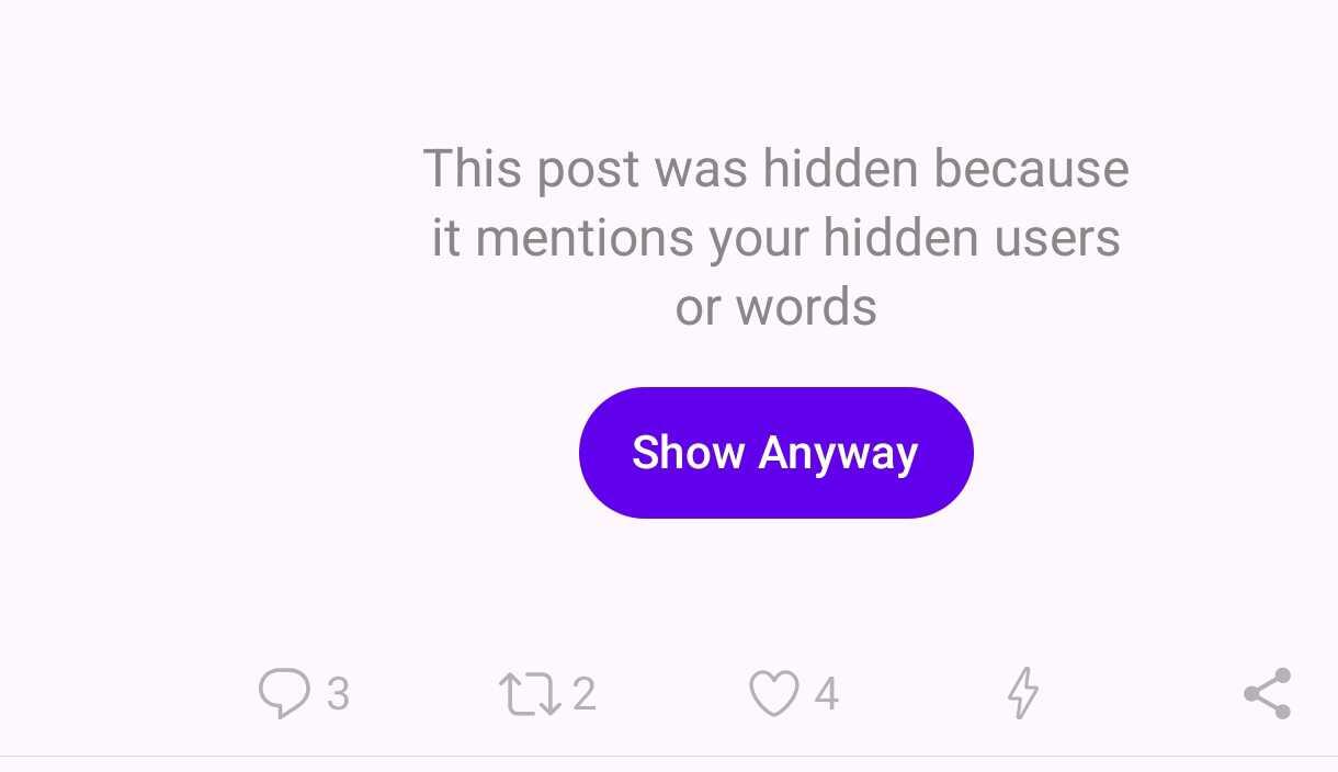 Filters work, even on Nostr. #fixthefilters