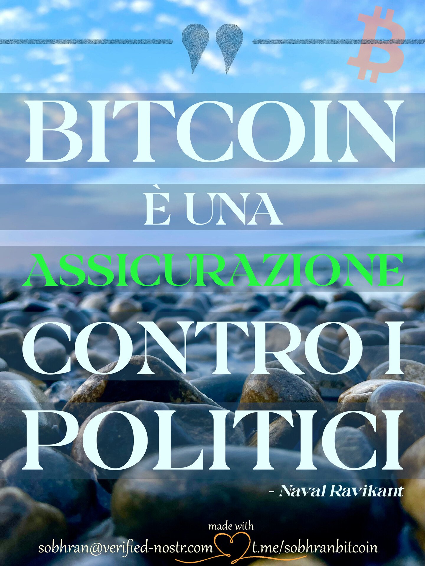 #Bitcoin è un'assicurazione contro i…