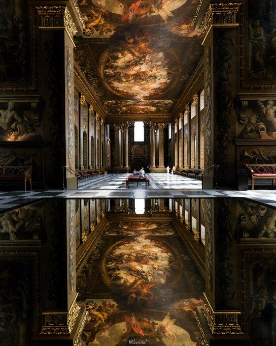The breathtaking Painted Hall, Greenwich's…