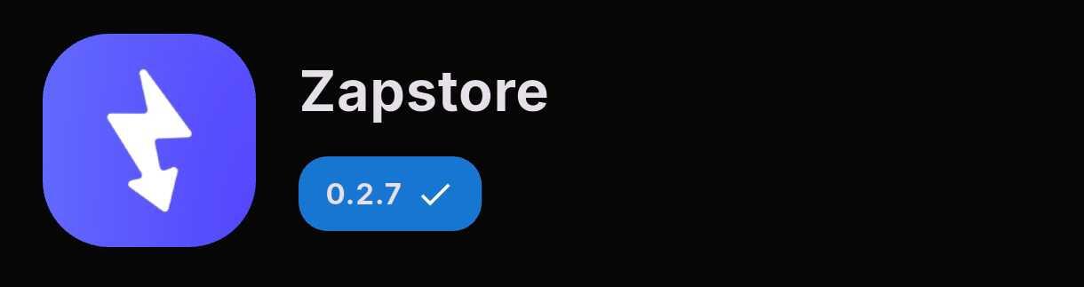 Running Zapstore 0.27. #zapstore