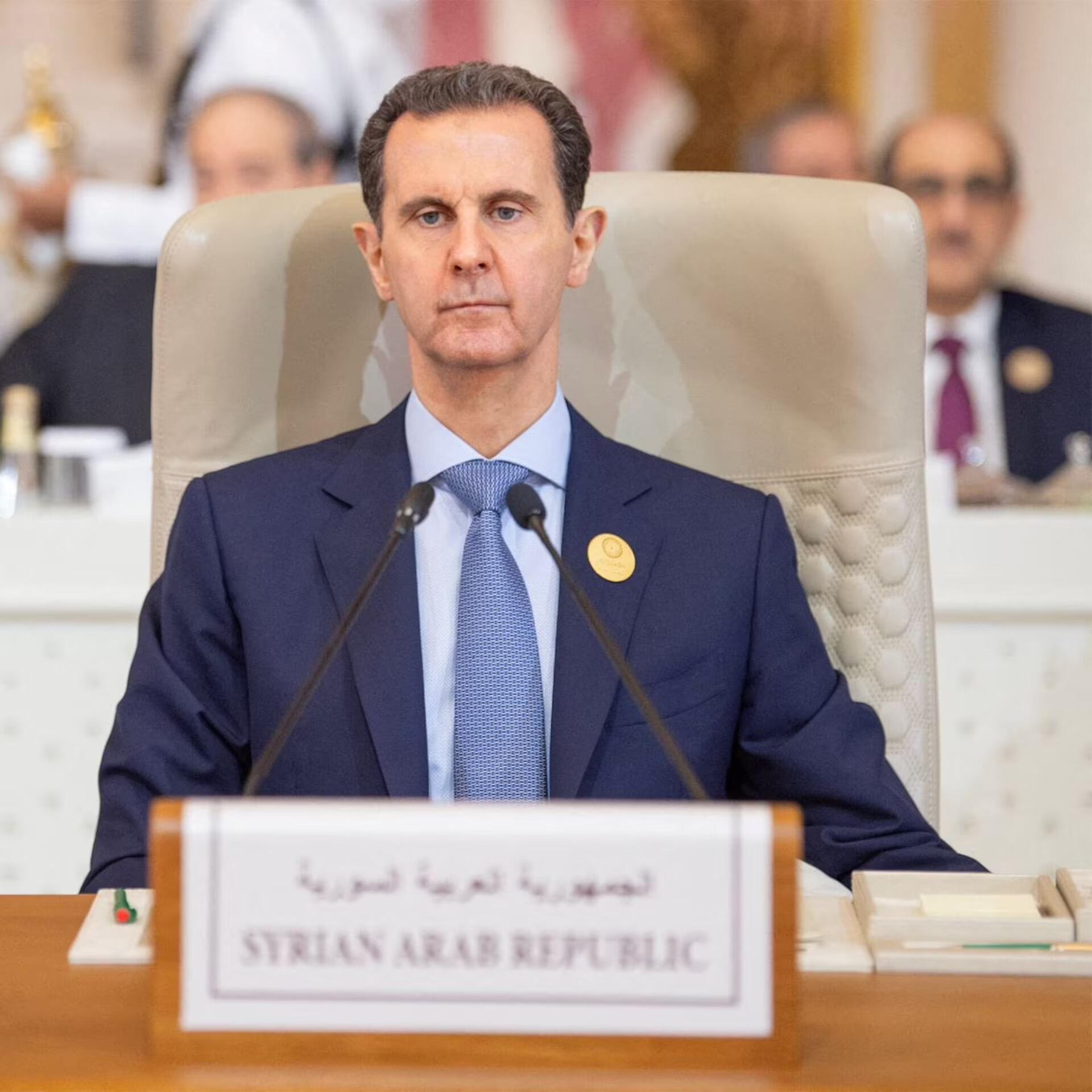 According to Syrian state media, Bashar…