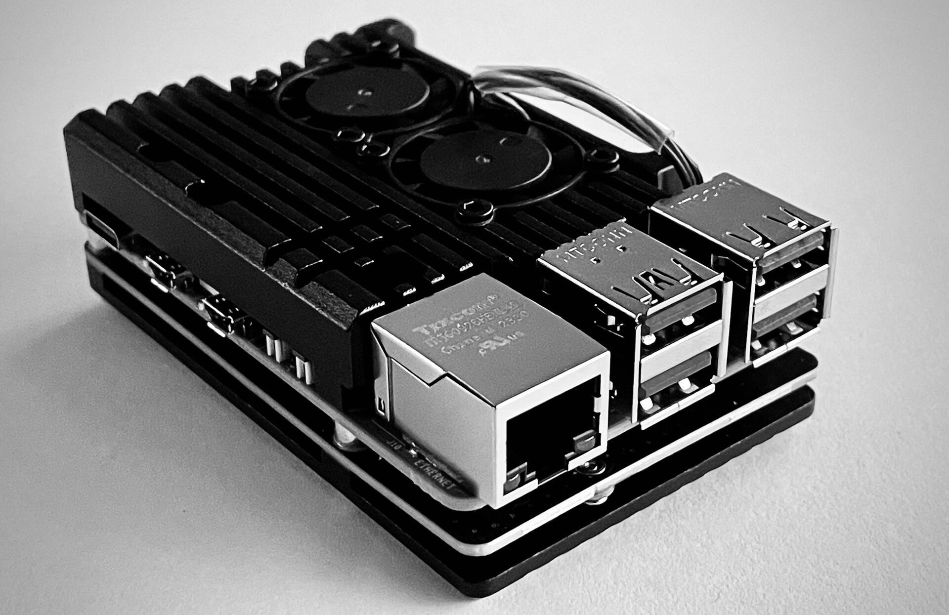 Sestavený uzel RPi 5